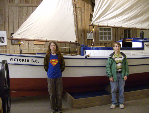 The tilikum dugout boat