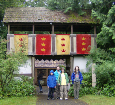 the menfolk prepare to enter the past