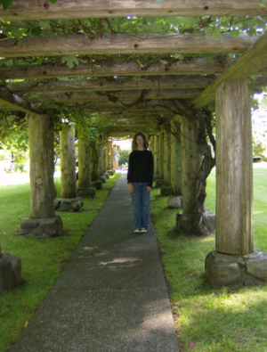 the arbor the connects to the store-house