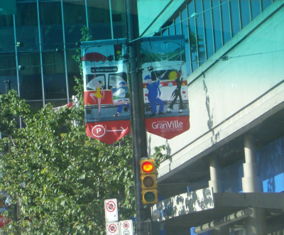 interesting street banner